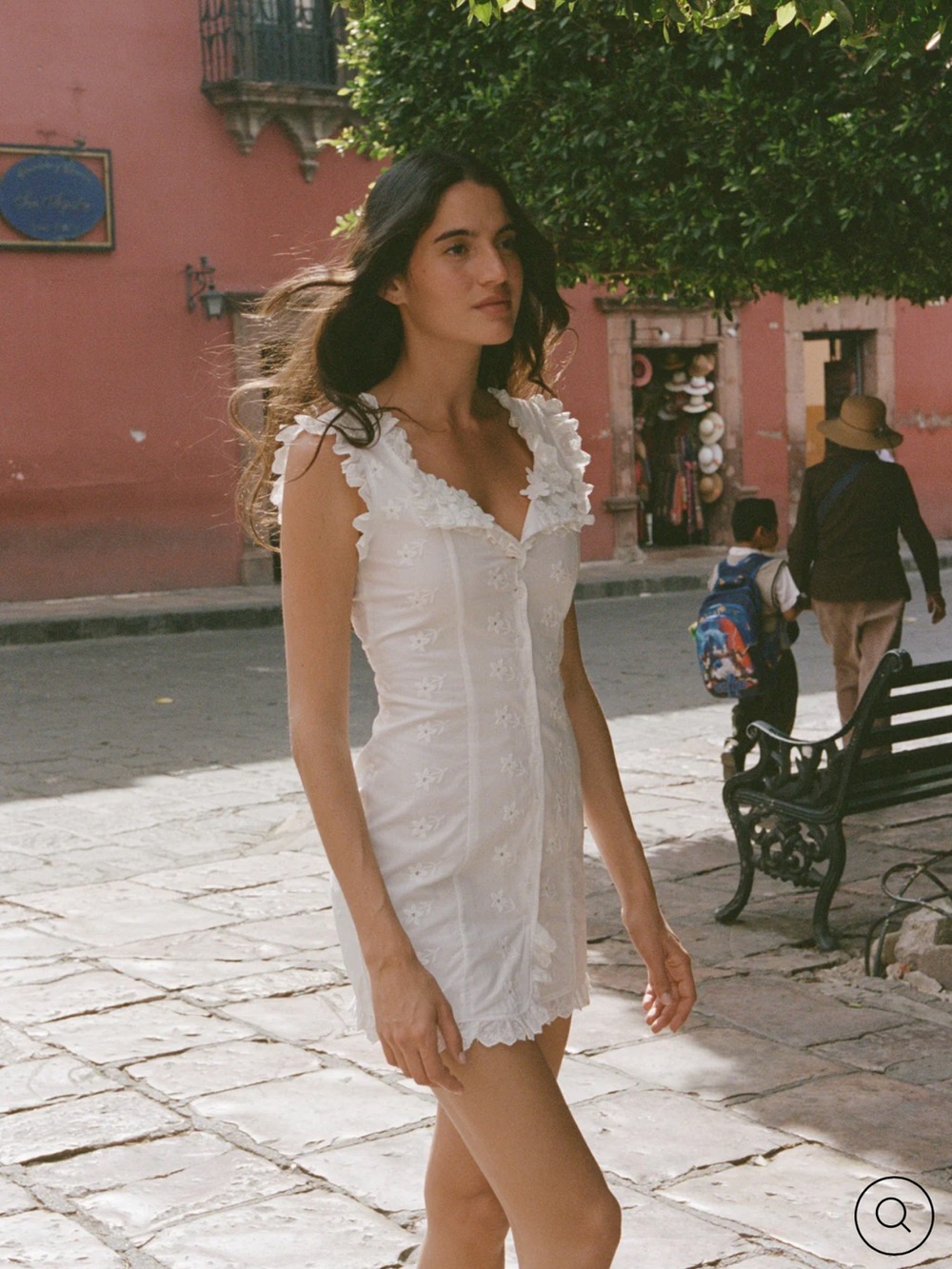 With Jean Lili White Dress